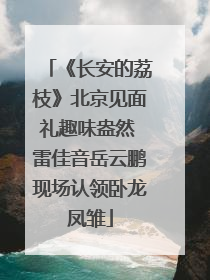 《长安的荔枝》北京见面礼趣味盎然 雷佳音岳云鹏现场认领卧龙凤雏