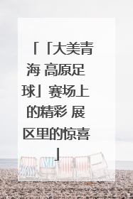 「大美青海 高原足球」赛场上的精彩 展区里的惊喜