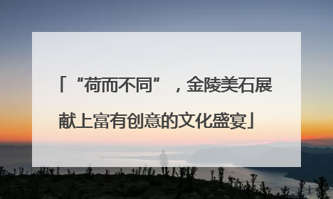 “荷而不同”，金陵美石展献上富有创意的文化盛宴