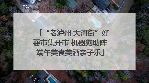 “老泸州·大河街”好耍市集开市 机器狗助阵端午美食美酒亲子乐