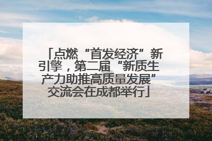 点燃“首发经济”新引擎，第二届“新质生产力助推高质量发展”交流会在成都举行