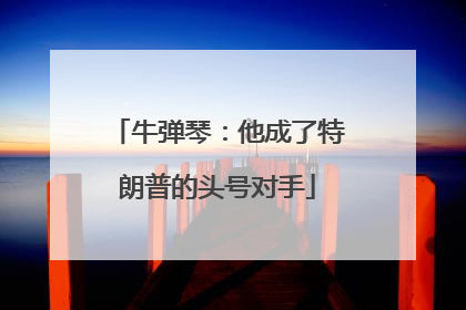 牛弹琴：他成了特朗普的头号对手