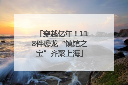 穿越亿年！118件恐龙“镇馆之宝”齐聚上海