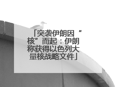 突袭伊朗因“核”而起：伊朗称获得以色列大量核战略文件