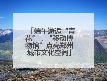 端午邂逅“青花”，“移动博物馆”点亮郑州城市文化空间