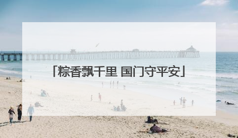 粽香飘千里 国门守平安
