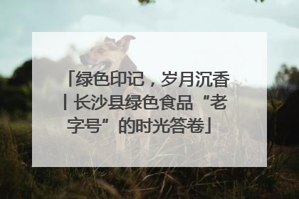 绿色印记，岁月沉香丨长沙县绿色食品“老字号”的时光答卷