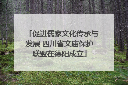 促进儒家文化传承与发展 四川省文庙保护联盟在德阳成立