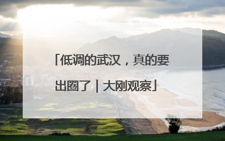 低调的武汉，真的要出圈了｜大刚观察