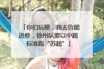 你们玩梗，我去鲁能进修，徐州队要以中超标准踢“苏超”