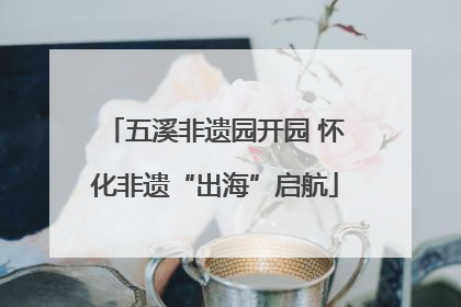五溪非遗园开园 怀化非遗“出海”启航
