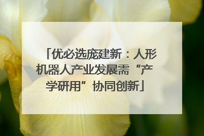 优必选庞建新：人形机器人产业发展需“产学研用”协同创新