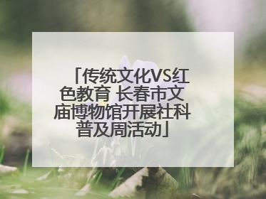 传统文化VS红色教育 长春市文庙博物馆开展社科普及周活动