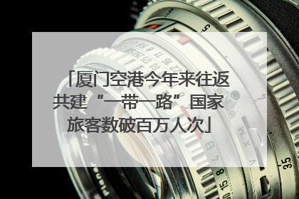 厦门空港今年来往返共建“一带一路”国家旅客数破百万人次