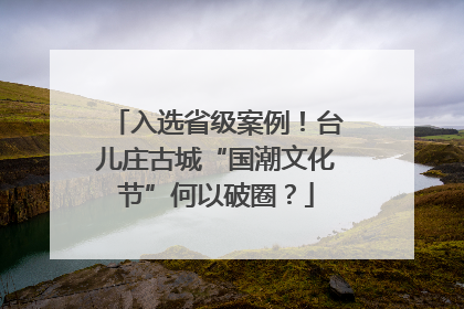 入选省级案例！台儿庄古城“国潮文化节”何以破圈？