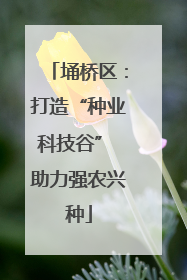 埇桥区：打造“种业科技谷” 助力强农兴种