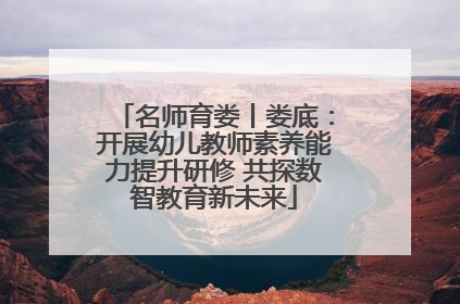 名师育娄丨娄底：开展幼儿教师素养能力提升研修 共探数智教育新未来