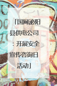 国网泌阳县供电公司：开展安全宣传咨询日活动