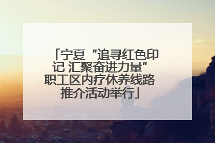 宁夏“追寻红色印记 汇聚奋进力量”职工区内疗休养线路推介活动举行