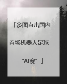 多图直击国内首场机器人足球“AI赛”