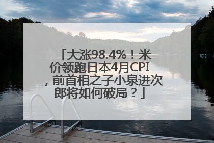 大涨98.4%！米价领跑日本4月CPI，前首相之子小泉进次郎将如何破局？