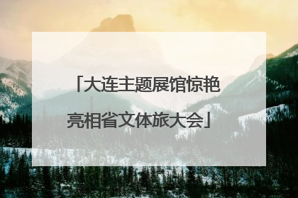 大连主题展馆惊艳亮相省文体旅大会