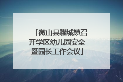微山县驩城镇召开学区幼儿园安全暨园长工作会议