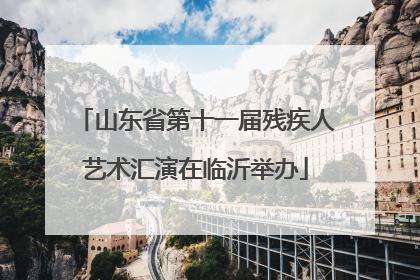山东省第十一届残疾人艺术汇演在临沂举办