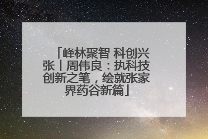 峰林聚智 科创兴张丨周伟良：执科技创新之笔，绘就张家界药谷新篇