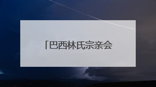 巴西林氏宗亲会首届理监事就职 林伟萍任会长