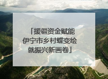 援疆资金赋能 伊宁市乡村蝶变绘就振兴新画卷