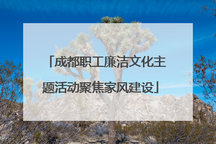 成都职工廉洁文化主题活动聚焦家风建设
