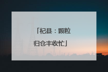 杞县：颗粒归仓丰收忙