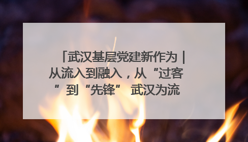 武汉基层党建新作为｜从流入到融入，从“过客”到“先锋” 武汉为流动党员筑起温暖之家