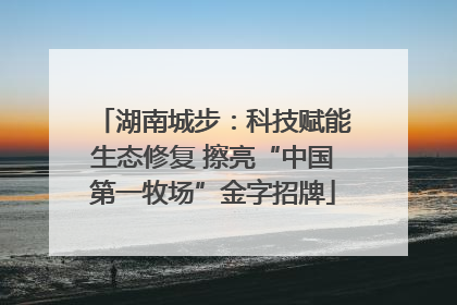 湖南城步：科技赋能生态修复 擦亮“中国第一牧场”金字招牌