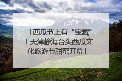 西瓜节上有“宝藏”！天津静海台头西瓜文化旅游节甜蜜开幕