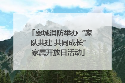 襄城消防举办“家队共建 共同成长”家属开放日活动