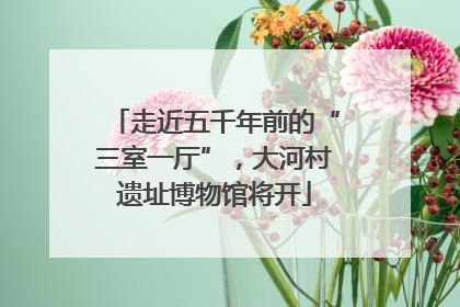 走近五千年前的“三室一厅”，大河村遗址博物馆将开