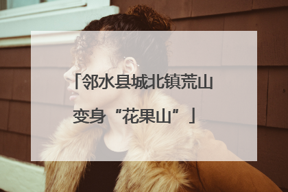 邻水县城北镇荒山变身“花果山”