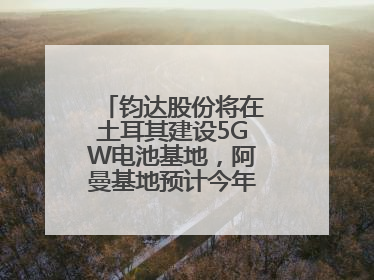 钧达股份将在土耳其建设5GW电池基地，阿曼基地预计今年年底建成投产