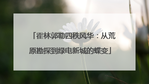 霍林郭勒四秩风华：从荒原勘探到绿电新城的蝶变