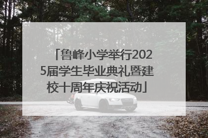 鲁峰小学举行2025届学生毕业典礼暨建校十周年庆祝活动