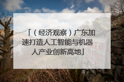（经济观察）广东加速打造人工智能与机器人产业创新高地
