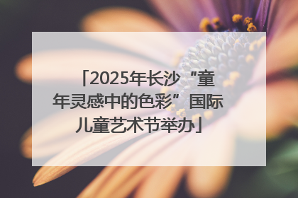 2025年长沙“童年灵感中的色彩”国际儿童艺术节举办